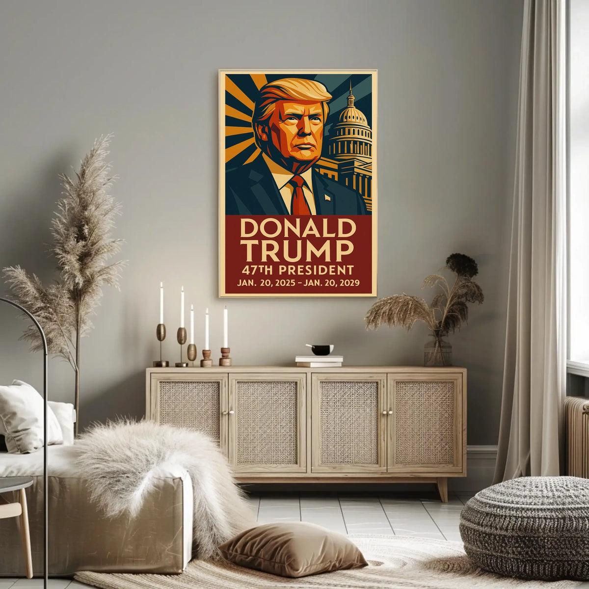 Donald Trump Visionary of The American Dreams Poster
