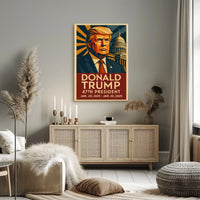 Donald Trump Visionary of The American Dreams Poster