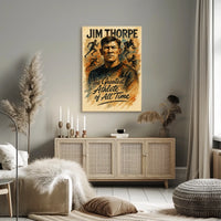Jim Thorpe Legendary Athlete Tribute Jim Thorpe Poster
