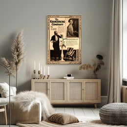 The Kringsberg Company Séance Exposé Vintage Cultural Poster