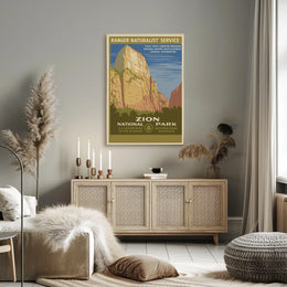Zion National Park Ranger Programs Poster