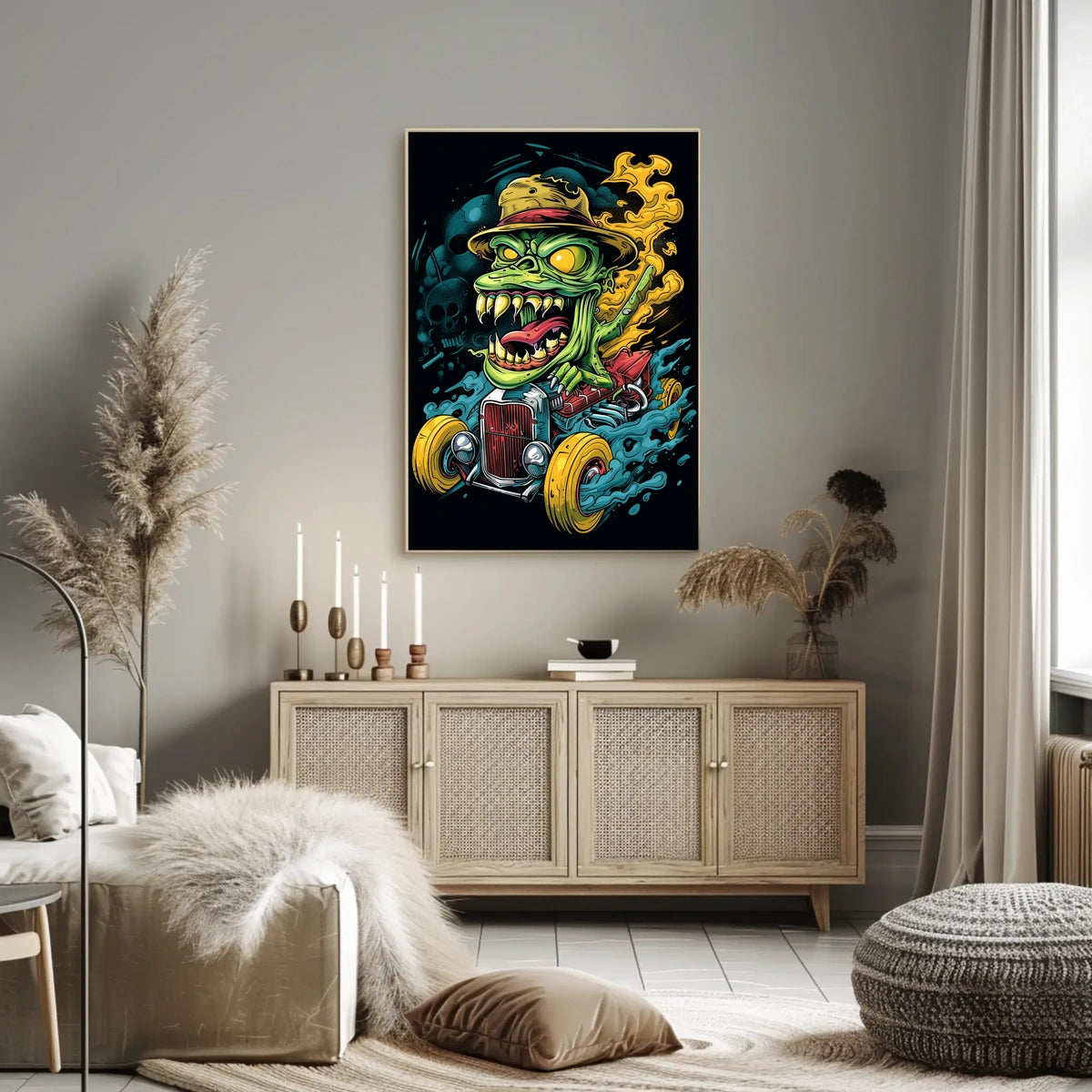 Monster Hot Rod Poster
