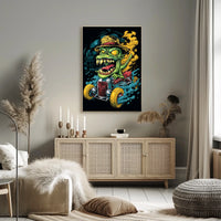 Monster Hot Rod Poster