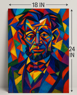Cubist Historical Figure Art Print - Abstract or Artistic Poster