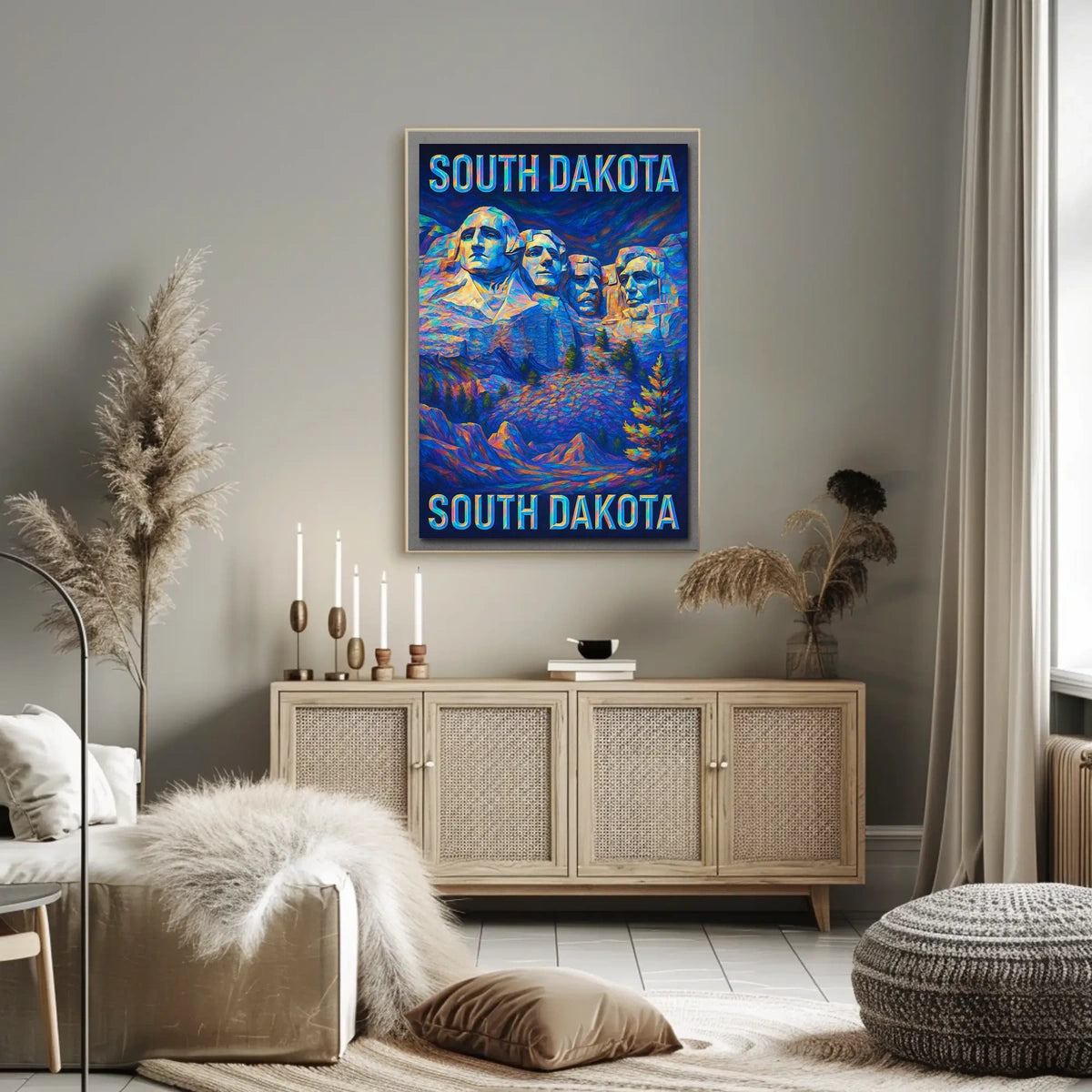 Mount Rushmore In South Dakota Poster