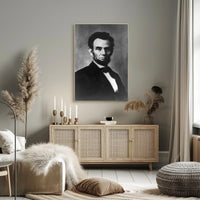 Abraham Lincoln Army Camp Visit Historical Poster PosterGoat