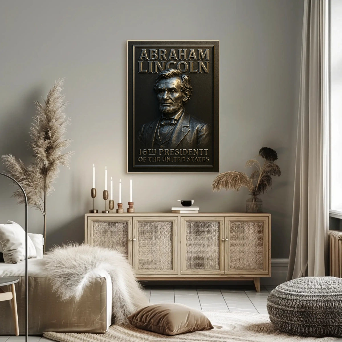 Abraham Lincoln Civil War Photography Heritage Poster