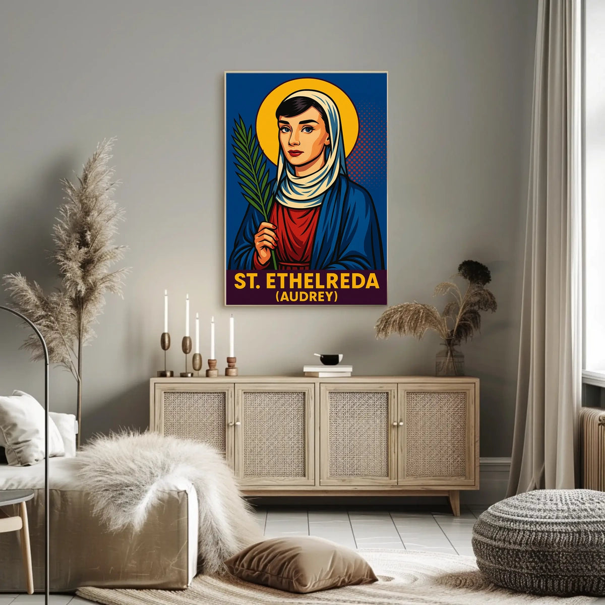 St. Ethelreda (Audrey) Poster