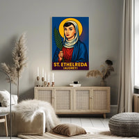St. Ethelreda (Audrey) Poster