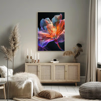 Vibrant Floral Illumination Poster PosterGoat