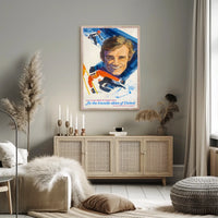 Jean-Claude Killy Fly The Friendly Poster