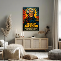 Andrew Jackson Seventh President Poster Wall Art 18x24