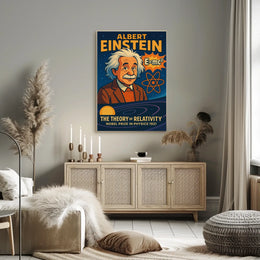 Albert Einstein Nobel Prize In Physics Poster