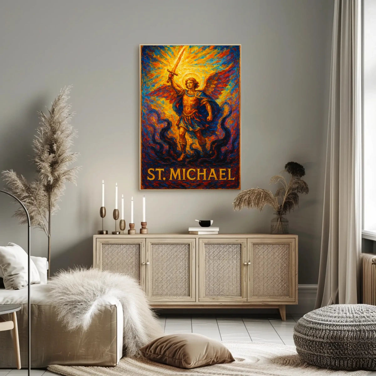 Archangel Michael Art poster