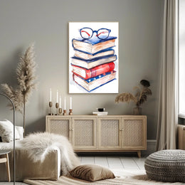 stack of books Poster