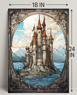 Enchanted Castle By The Sea Poster