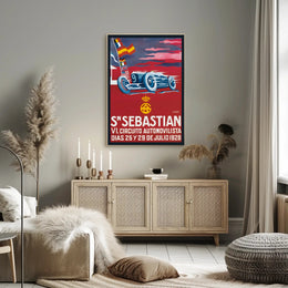 San Sebastián Automotive Circuit 1928 Poster