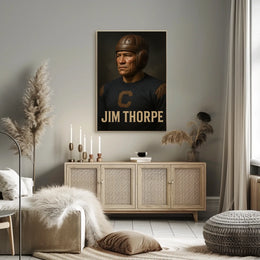 Jim Thorpe Legendary Athlete Poster