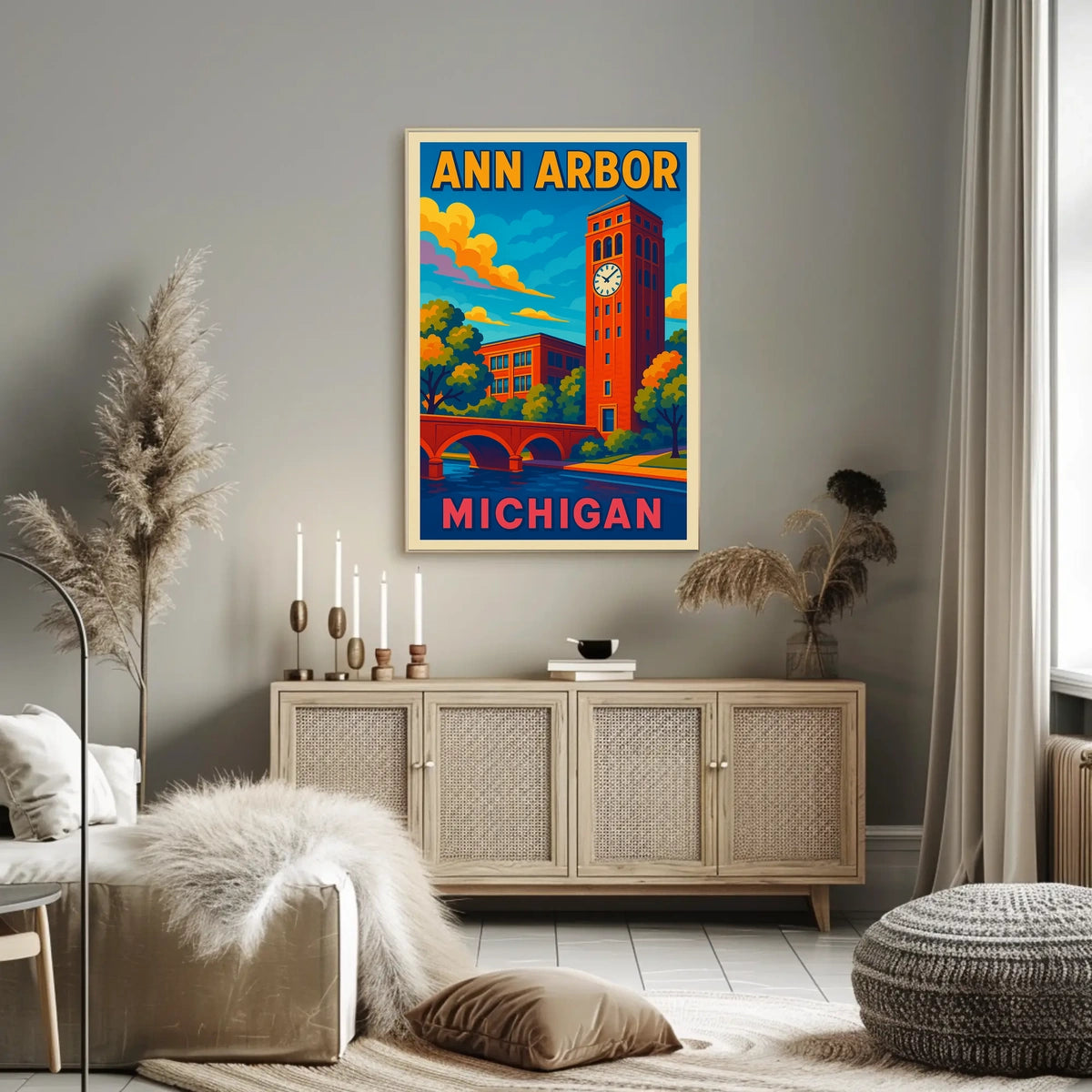 Ann Arbor, Michigan Poster