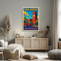Ann Arbor, Michigan Poster