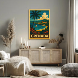 Grenada Travel Poster