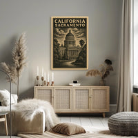 California State Capitol In Sacramento Poster