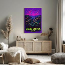 Grand Canyon A Wonder in Technicolor Poster