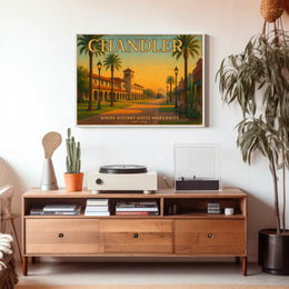 Chandler Travel Poster with Historic Charm