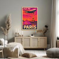 Fly To Paris Poster