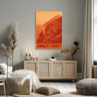 Amalfi Coast Poster 18x24 Coastal Wall Art Print Edition