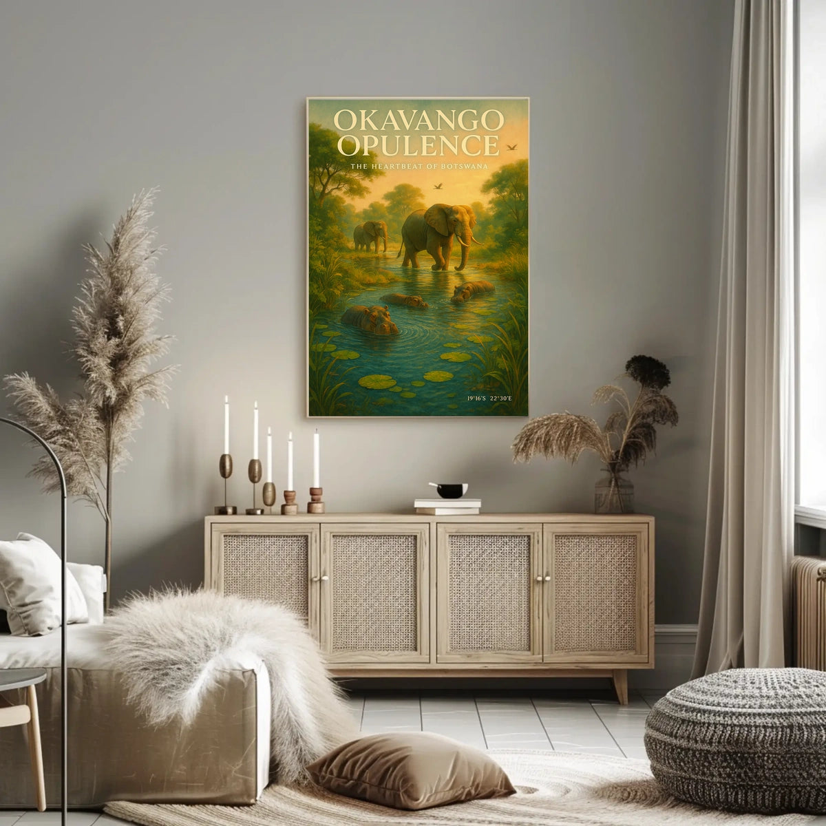 Okavango Opulence Poster
