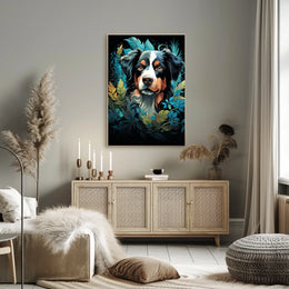 Majestic Canine Portrait Poster