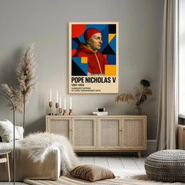 Pope Nicholas V Renaissance Humanism Art Poster