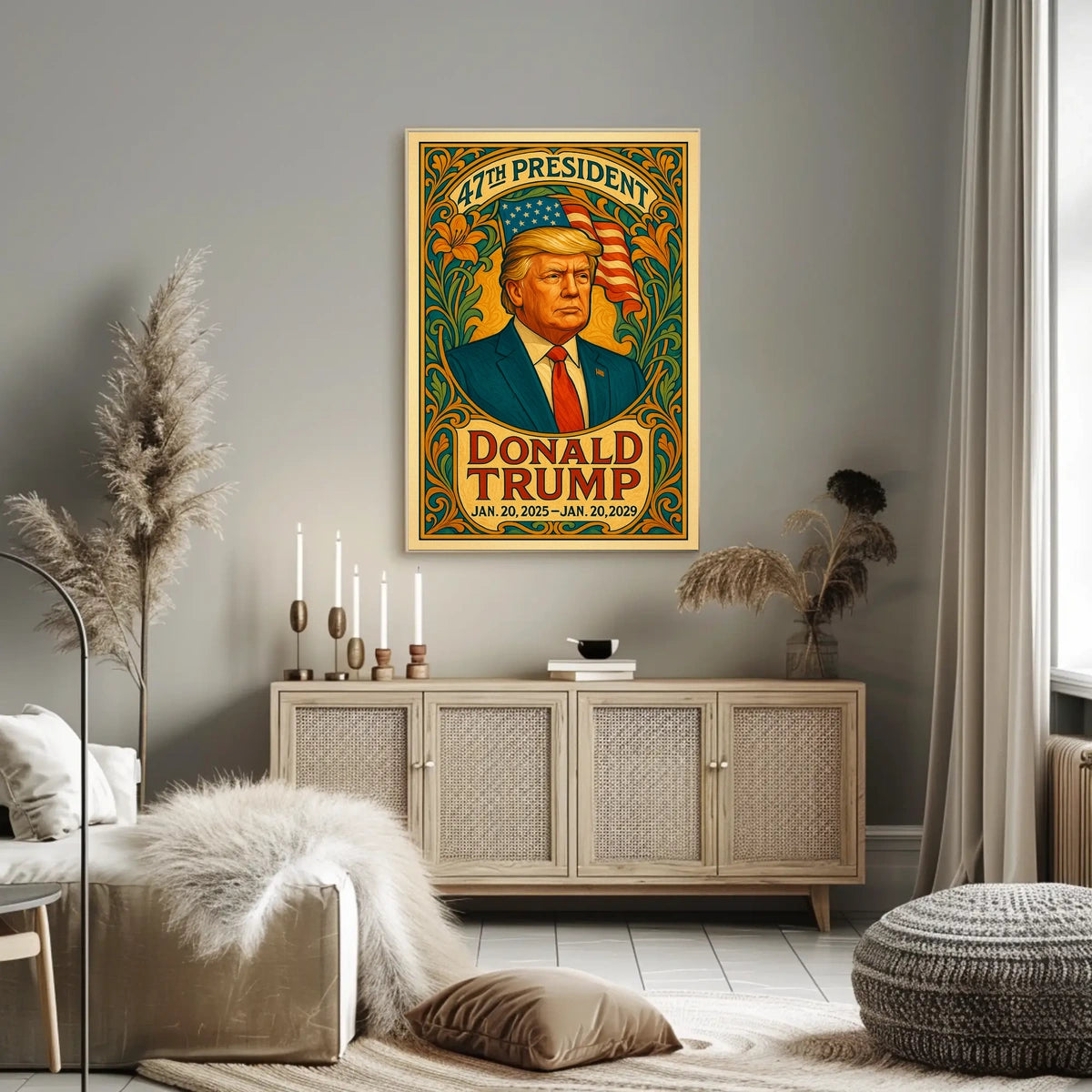 Donald Trump Triumph of the 47th Presidency Poster