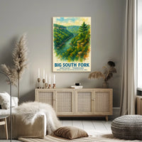 Big South Fork Watercolor National Park Poster