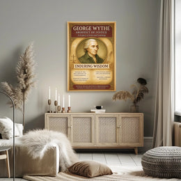 George Wythe Architect of Justice Poster PosterGoat