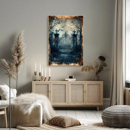 Gothic Victorian Mysterious Scene Artistic Poster