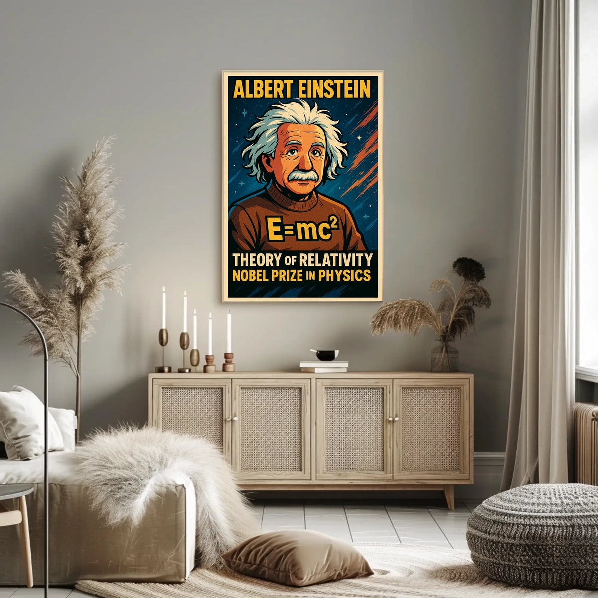 Albert Einstein Theory Of Relativity Poster