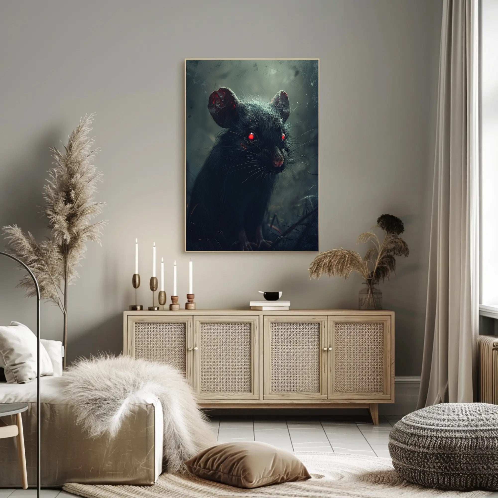 Enigmatic Creature of the Night Poster PosterGoat