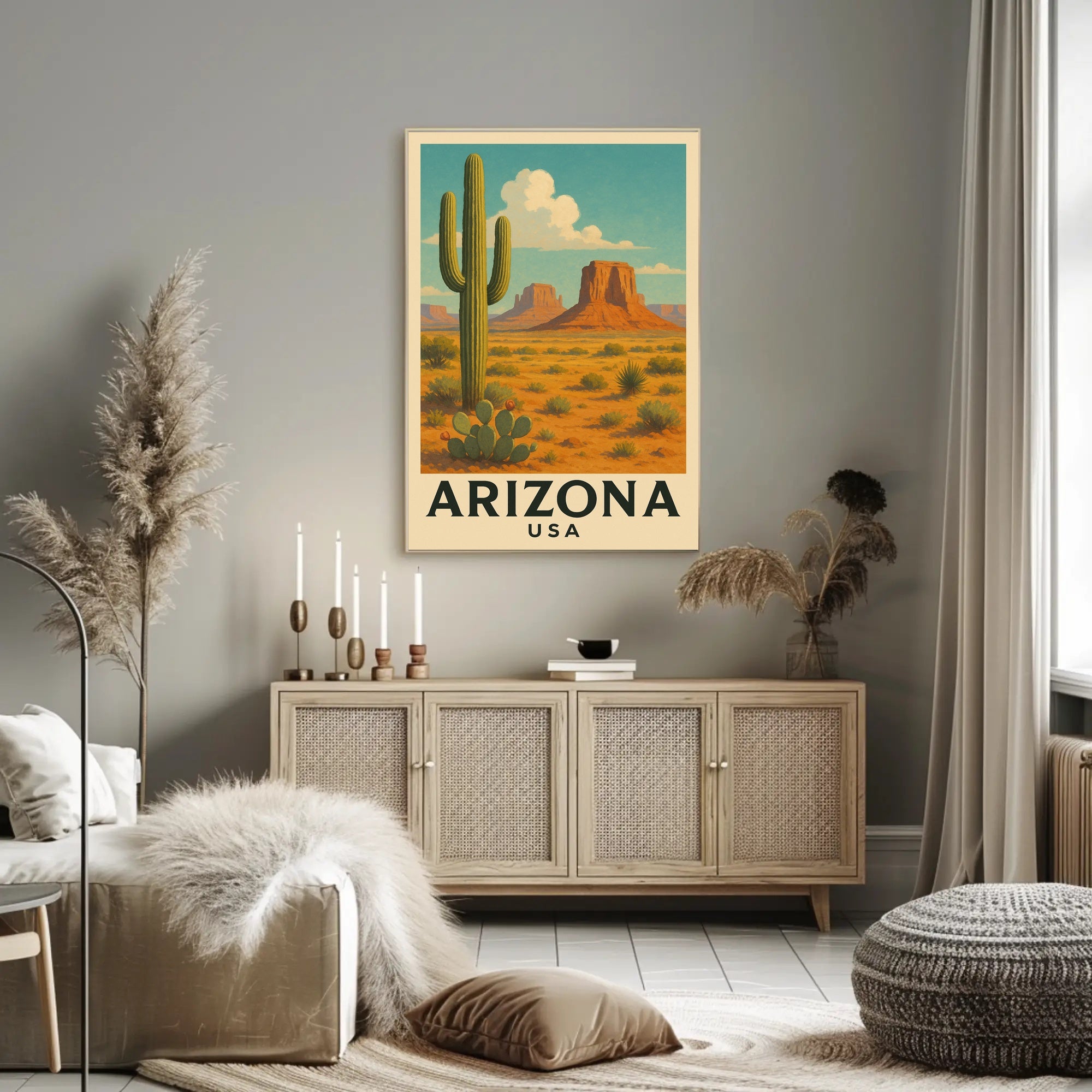 Arizona Desert Landscape Poster