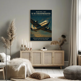 Boeing 367 YC-97 Stratofreighter Poster
