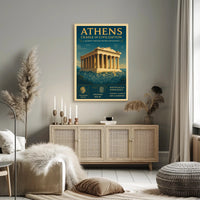 Athens Journey: Exploring Classical Heritage Cultural or Heritage Poster