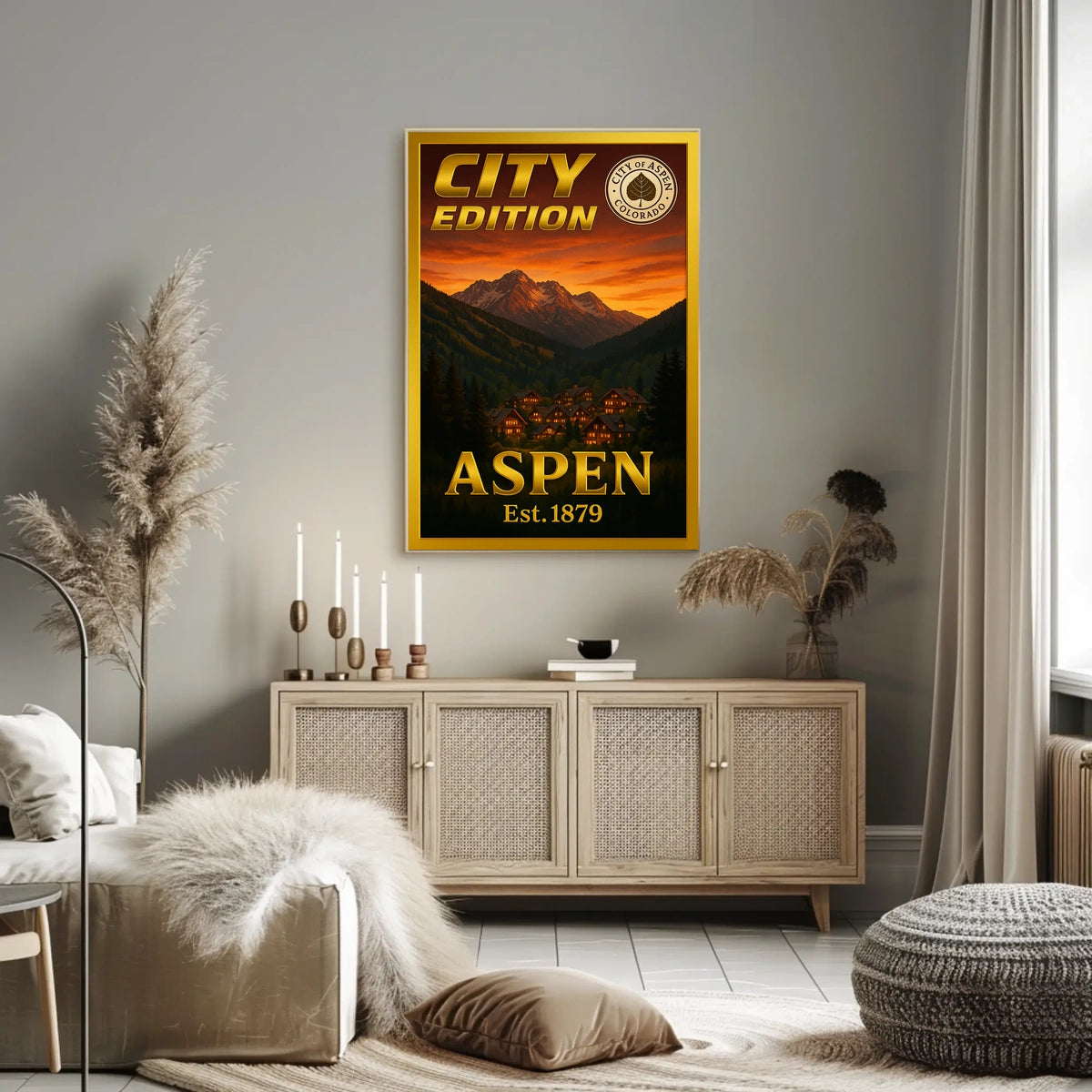 Aspen City Edition Poster