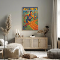 Jim Thorpe Legendary Athlete Poster