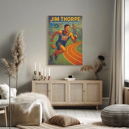 Jim Thorpe Legendary Athlete Poster