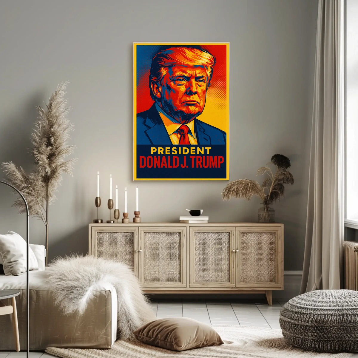 Donald J. Trump President Poster