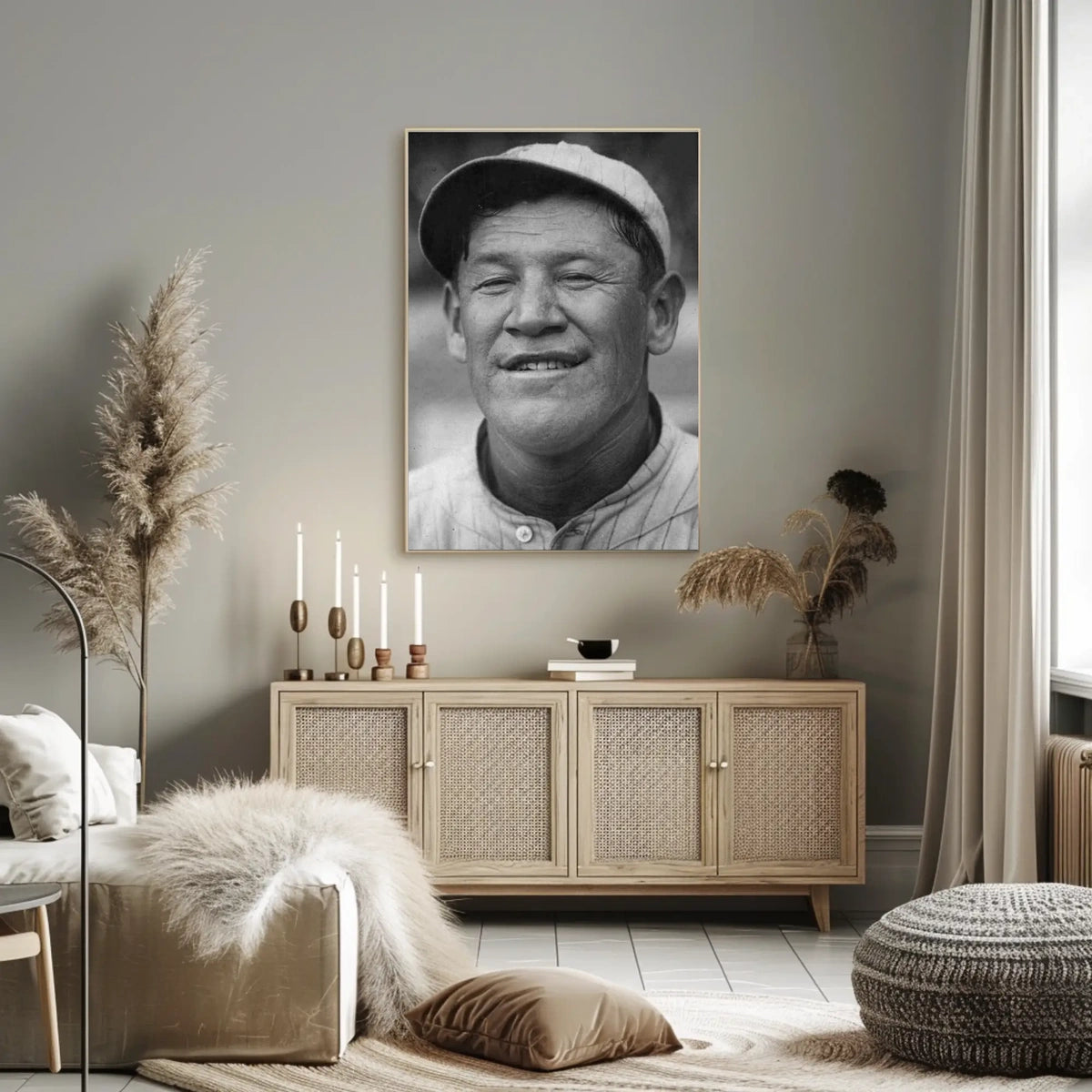 Vintage Baseball Legend Poster