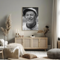 Vintage Baseball Legend Poster