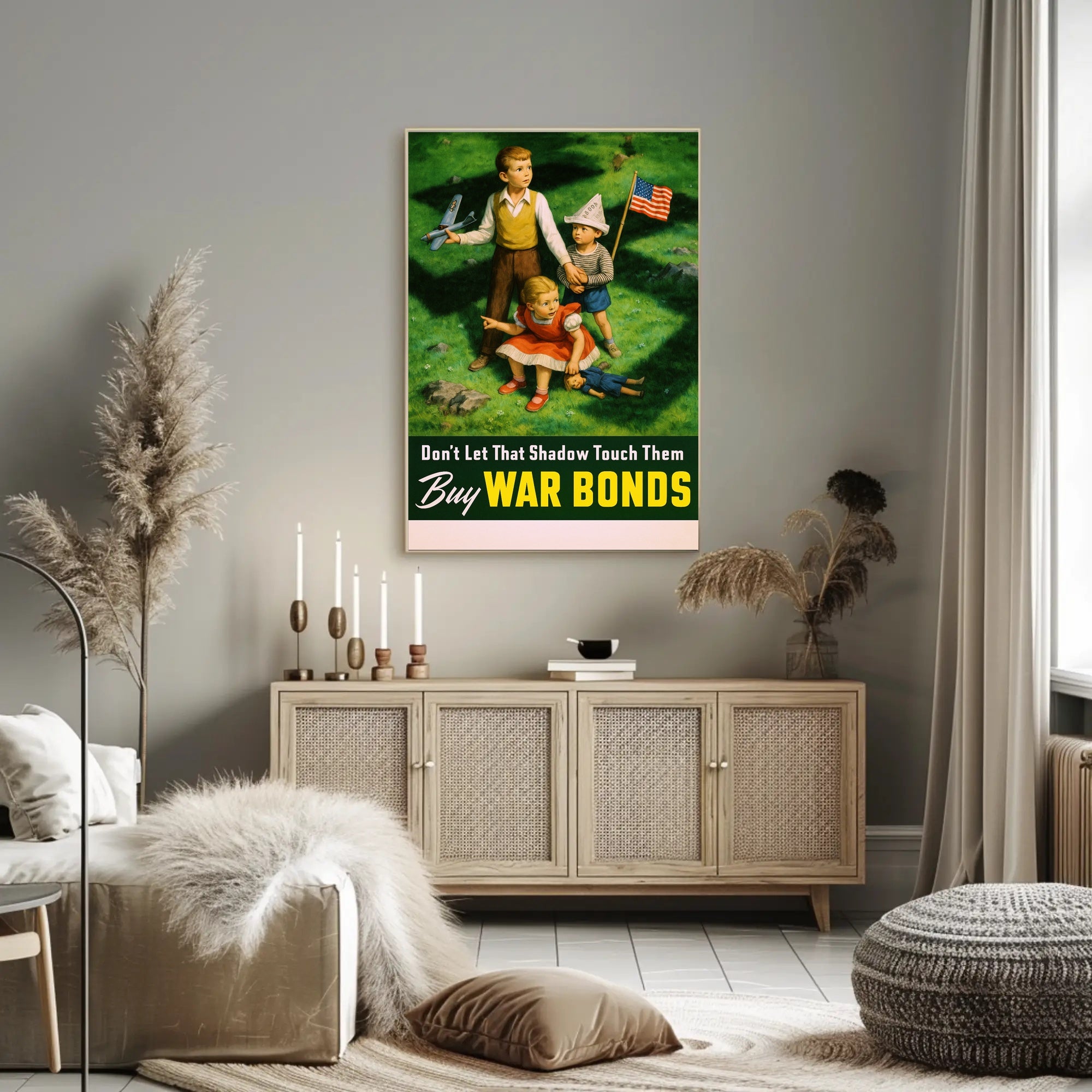 Don't Let That Shadow Touch Them Poster PosterGoat