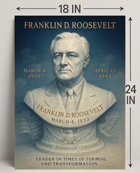 Franklin D. Roosevelt Poster PosterGoat